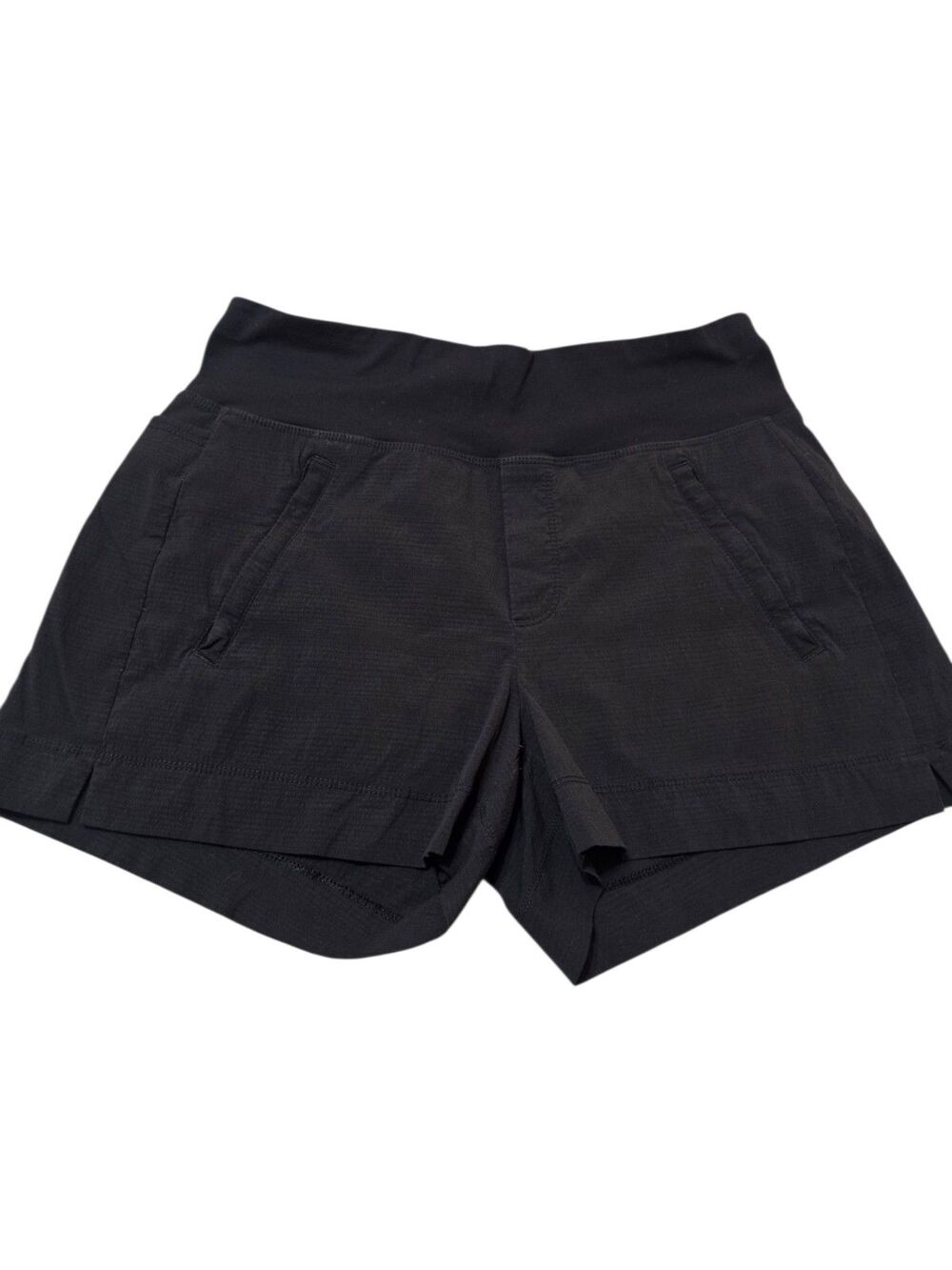 Athleta Trekkie North Shorts Black Ripstop Hiking Cargo Womens Size 2 G6.1